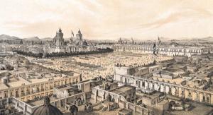 Zócalo, Ciudad de México, siglo XIX